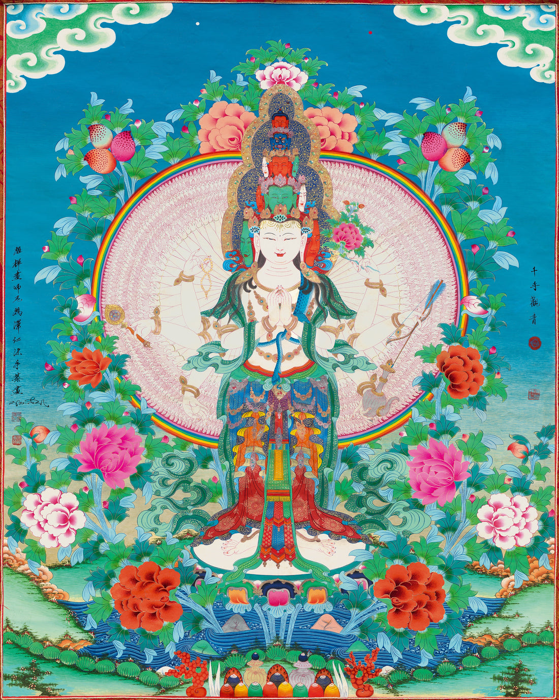 Composition Forms of Thangka: Rich and Colorful