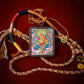 Yellow Jambhala Thangka Amulet
