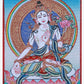 White Tara Thangka  Amulet