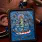Green Tara Thangka Amulet