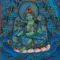 Green Tara Thangka Amulet
