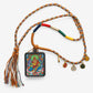 Yellow Jambhala Thangka Amulet