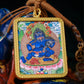 Black Jambhala Thangka Amulet
