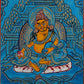Yellow Jambhala (Wealth God) Thangka Amulet