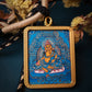 Yellow Jambhala (Wealth God) Thangka Amulet