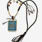 Yellow Jambhala (Wealth God) Thangka Amulet