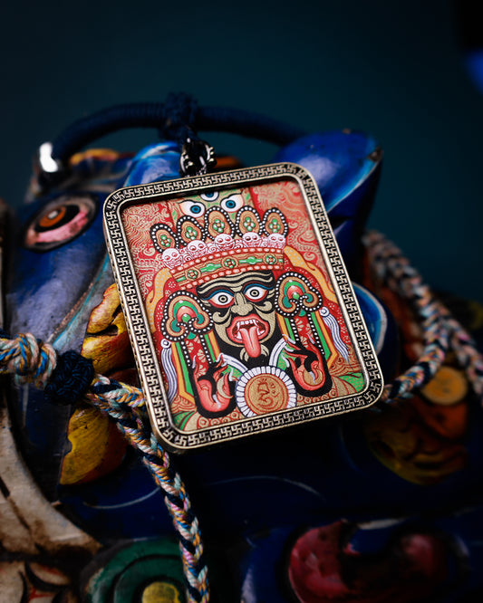 Zhaxi Lhamo    Thangka Amulet