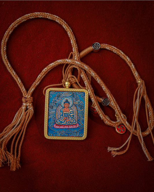 Amitabha Buddha Thangka Amulet