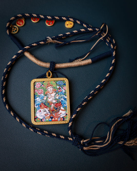 Samantabhadra Thangka Amulet