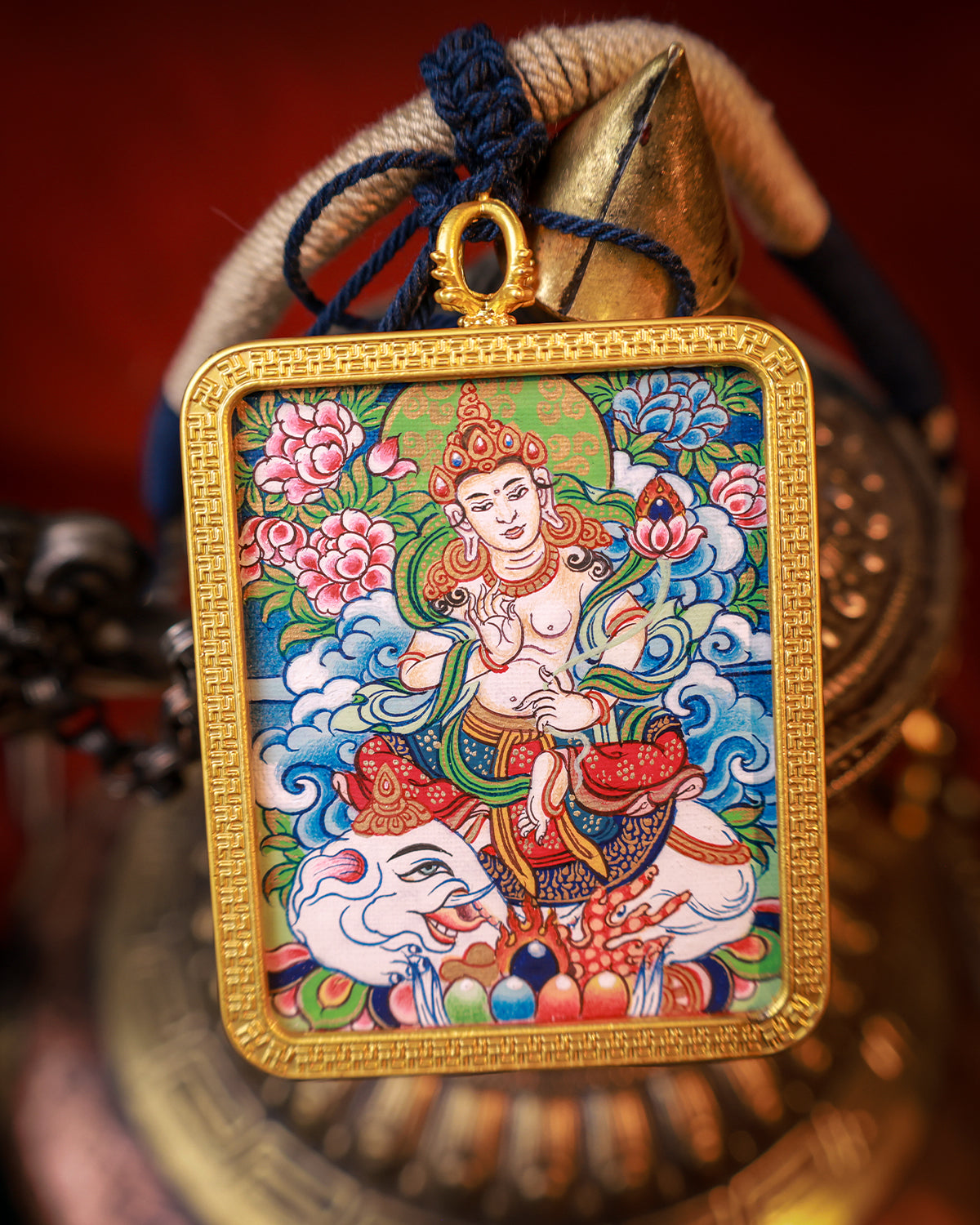 Samantabhadra Thangka Amulet