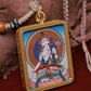 White Tara Thangka  Amulet