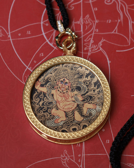 Fudō Myōō Amulet Thangka