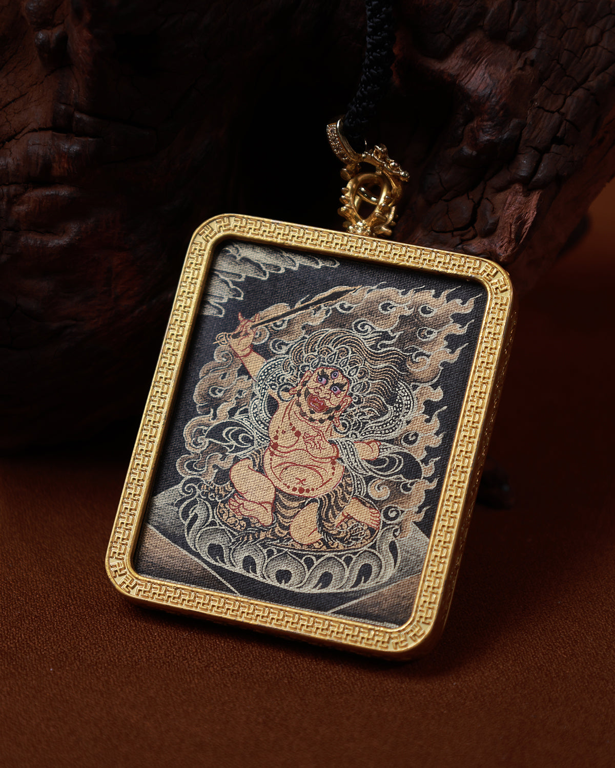 Acala (Fudō Myō-ō) Thangka Buddhist Amule