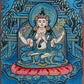 Four-Armed Avalokiteshvara Thangka Amulet