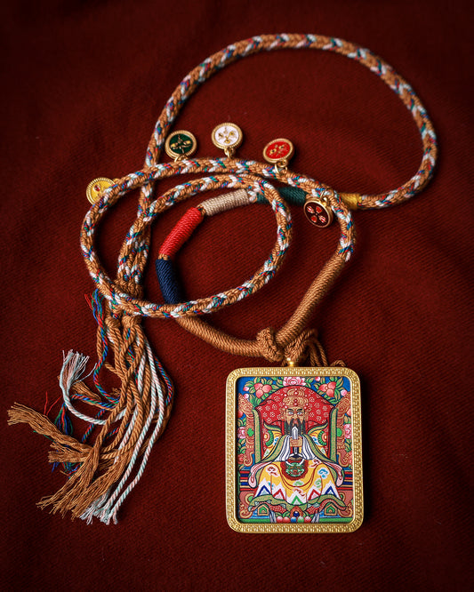 Wuye (Bodhisattva Guangji Longwang) Thangka Amulet