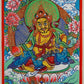 Yellow Jambhala Thangka Amulet