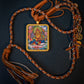 Yellow Jambhala Thangka Amulet